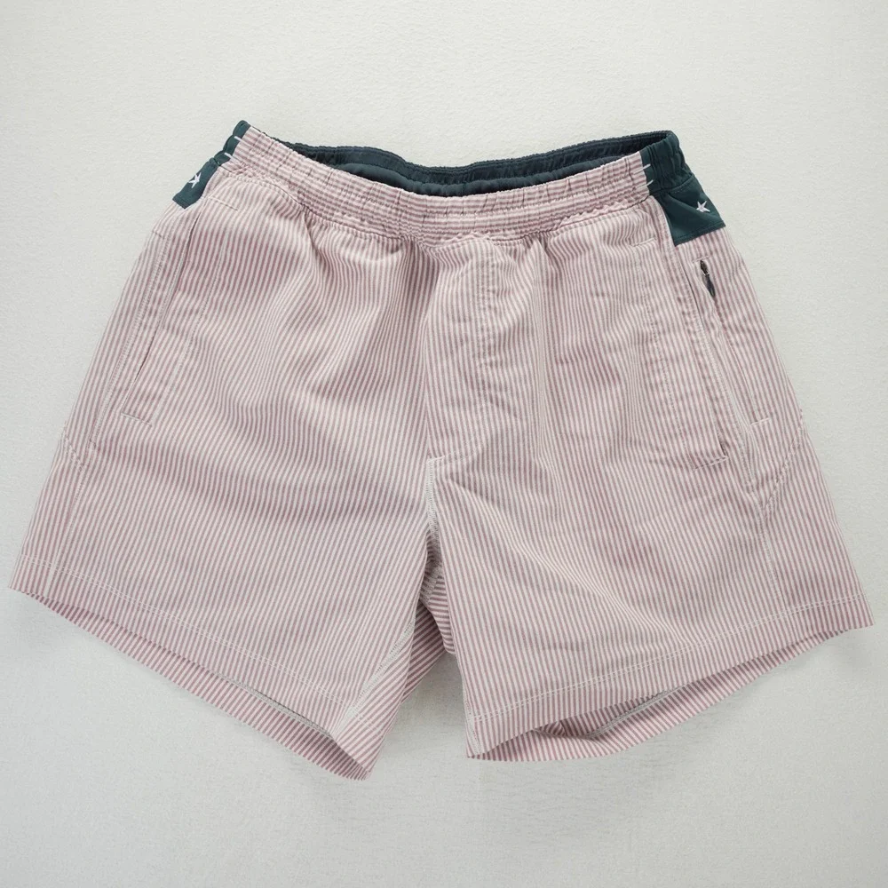 Birddogs Sargeant Tuddy Gym Shorts Stripe Star Waistband Built-in Liner Size M